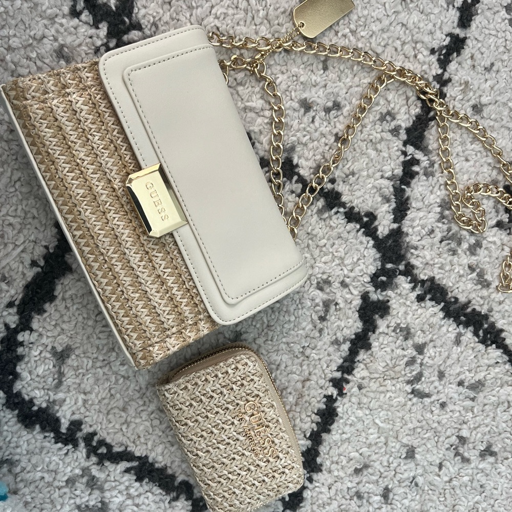 Guess Mini Bag & Wallet NEW NEVER USED